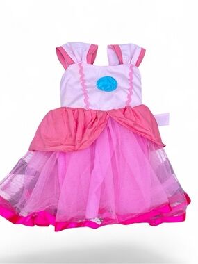 Princess Peach Inspired Toddler Costume Dress Size 80